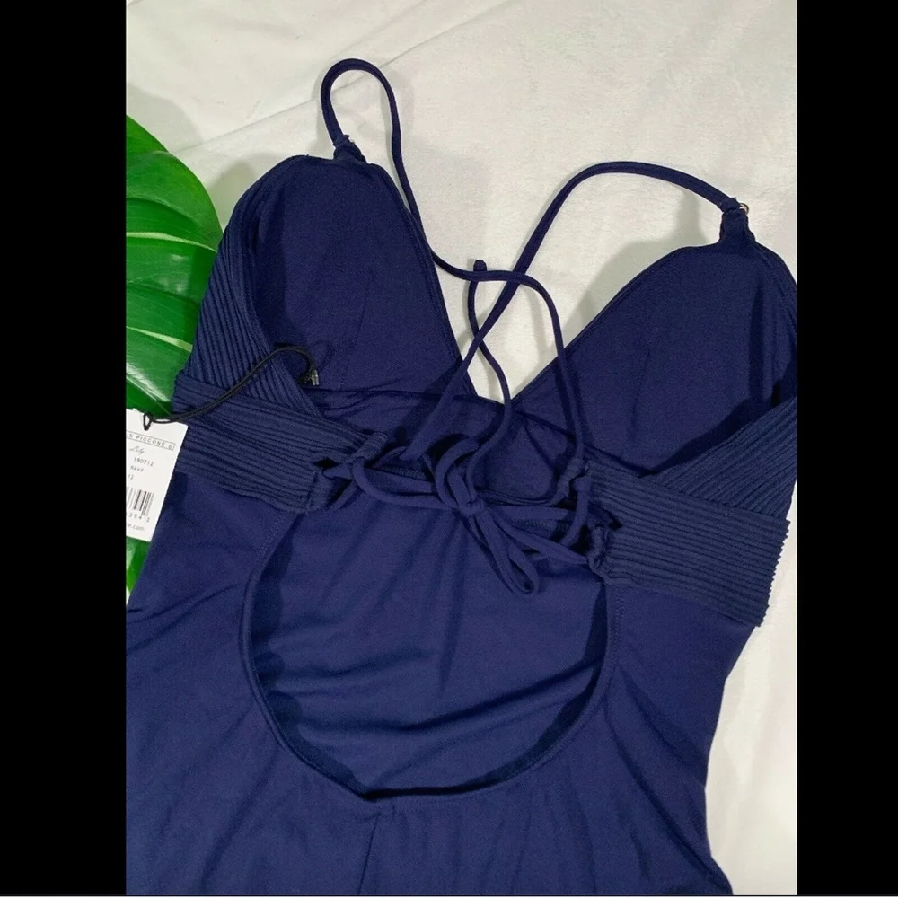 NWT $148‎ Robin Piccone Lily One-Piece Swimsuit